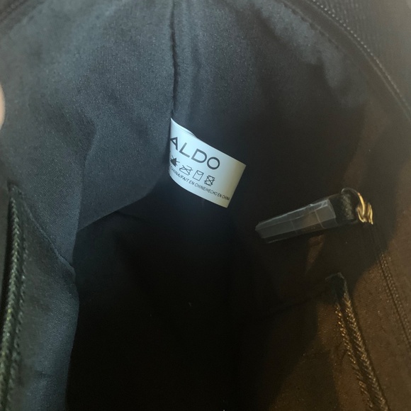 Aldo Black/White Tote Handbag - Picture 8 of 8